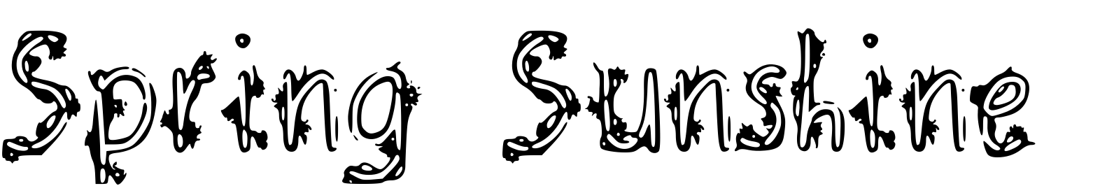 Font Spring_Sunshine_