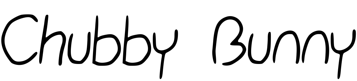Font Chubby_Bunny