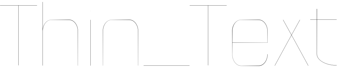 Font Thin_Text
