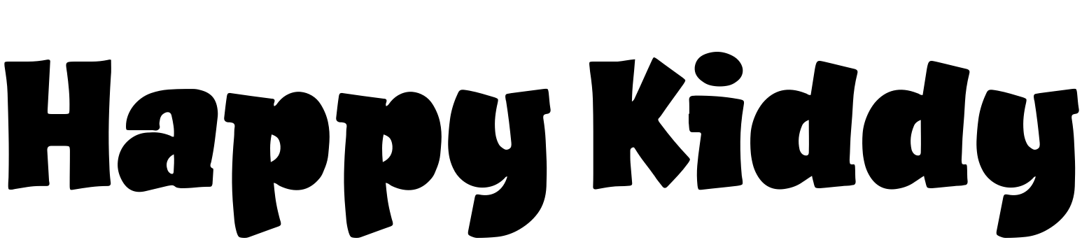 Font Happy Kiddy
