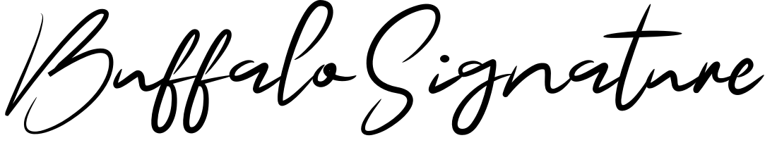 Font BuffaloSignature