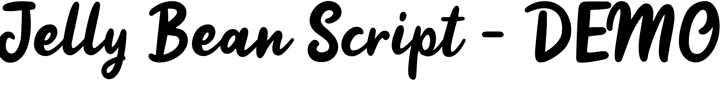 Font Jelly Bean Script - DEMO