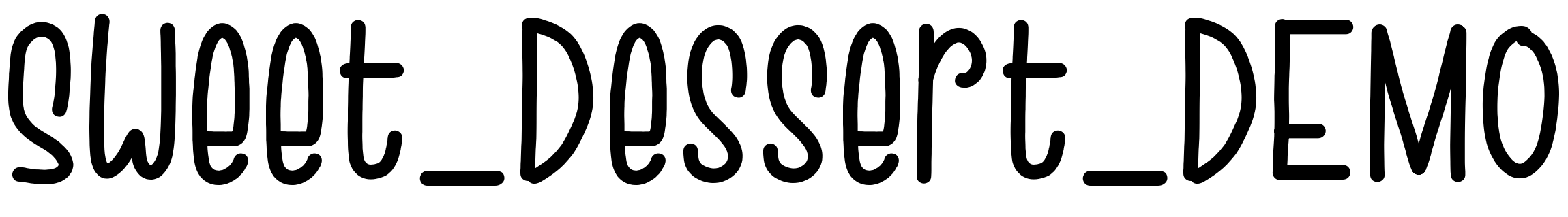 Font Sweet_Dessert_DEMO