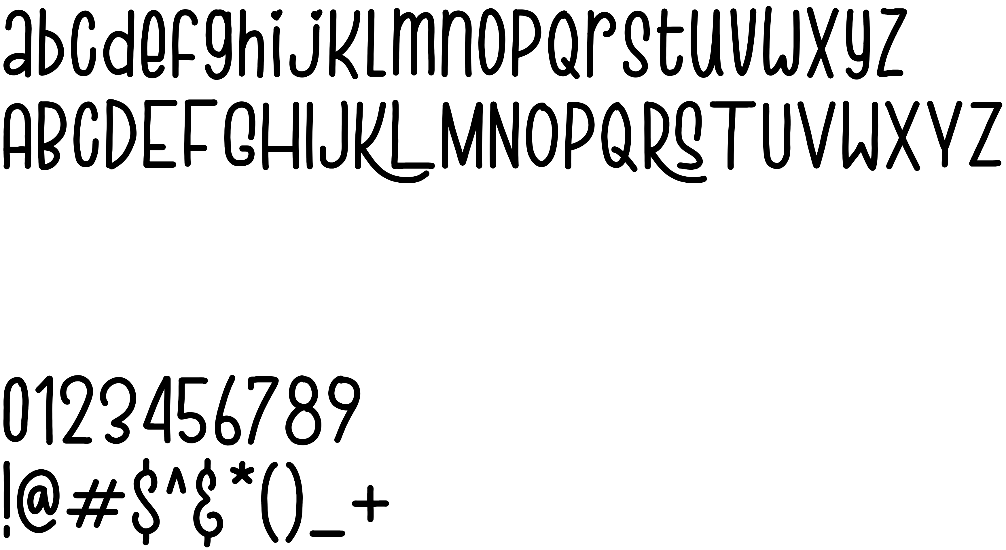 Preview font Sweet_Dessert_DEMO