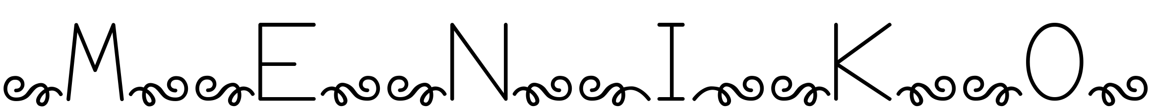 Font meniko