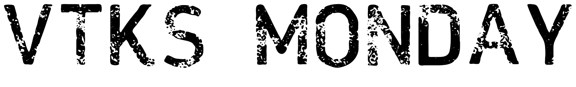Font VTKS MONDAY