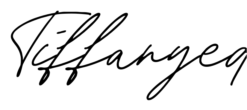 Font Tiffanyed