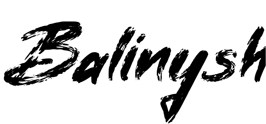 Font Balinysh