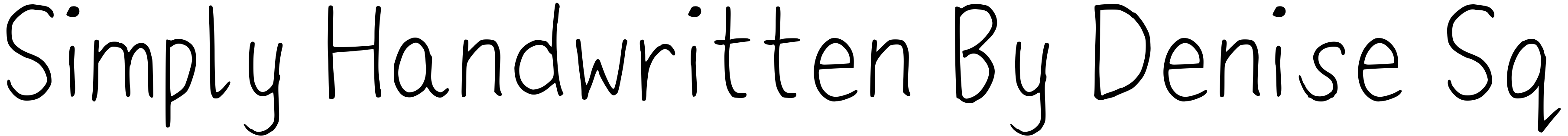 Font Simply Handwritten By Denise Sq