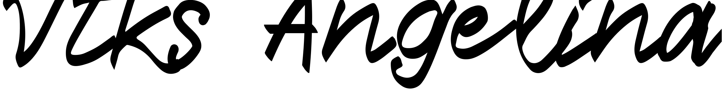 Font Vtks Angelina