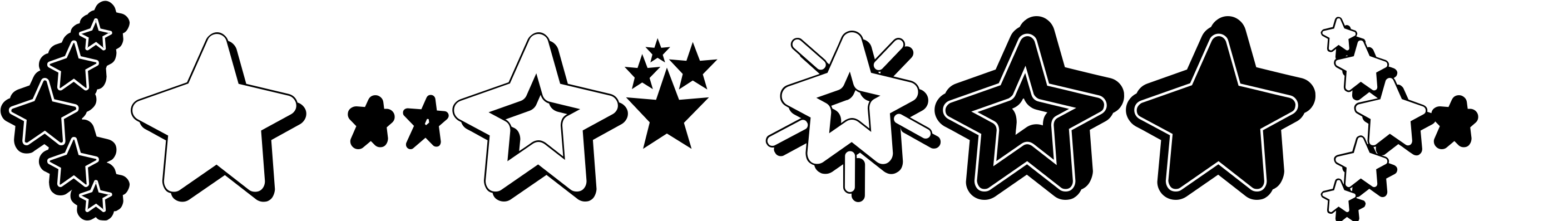 Font MF Star Dings 2