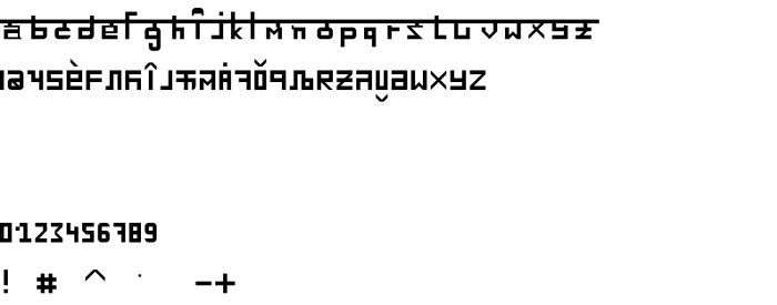 Шрифт SUNAMUN