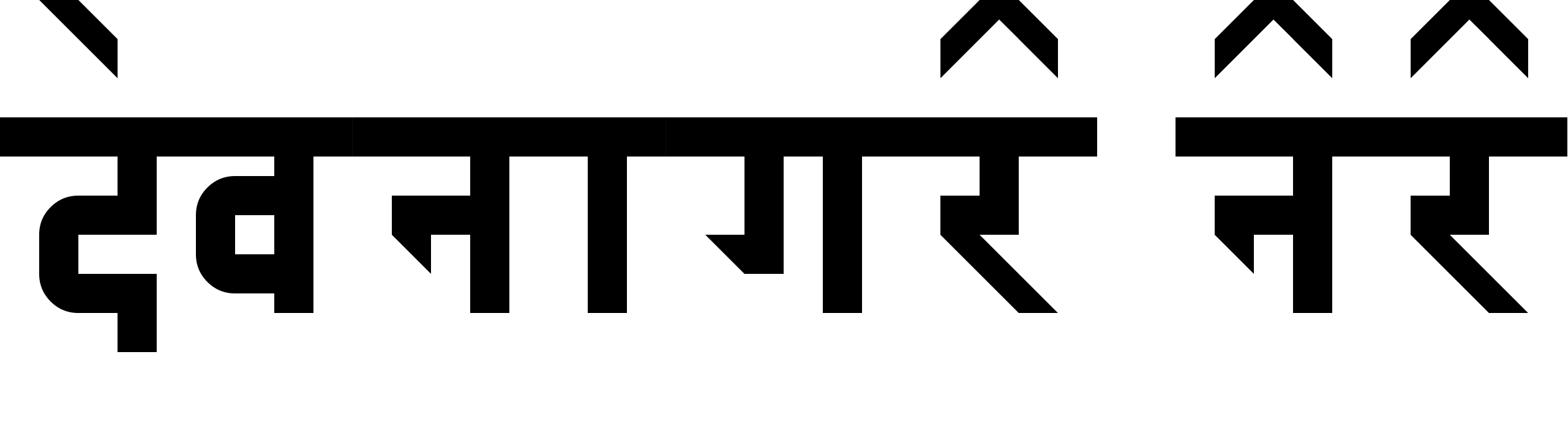 Font devnagri niri