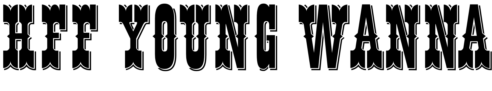 Font HFF Young Wanna