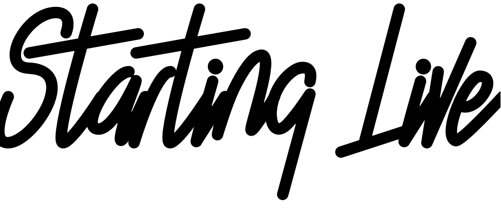 Font Starting Live