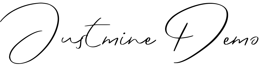 Font Justmine Demo