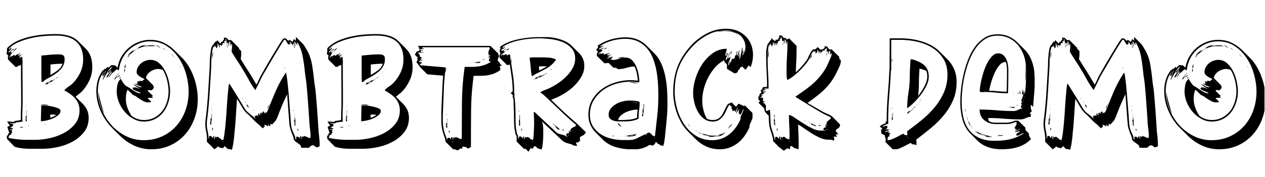 Font Bombtrack Demo