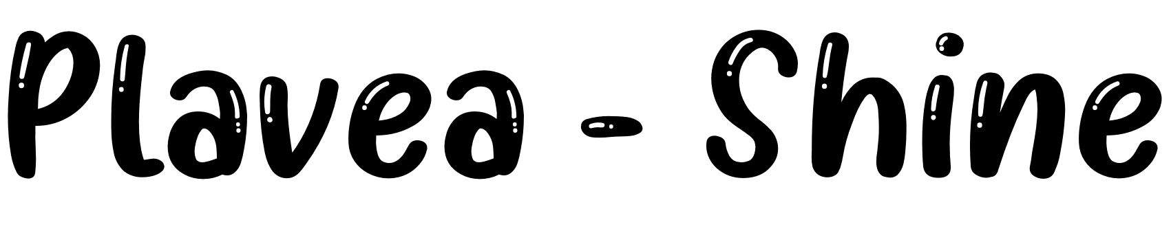 Font Plavea - Shine