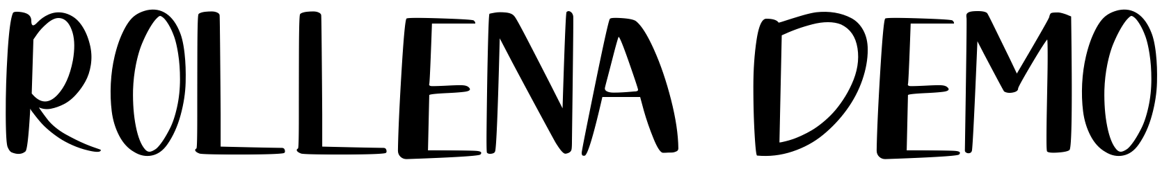 Font Rollena Demo