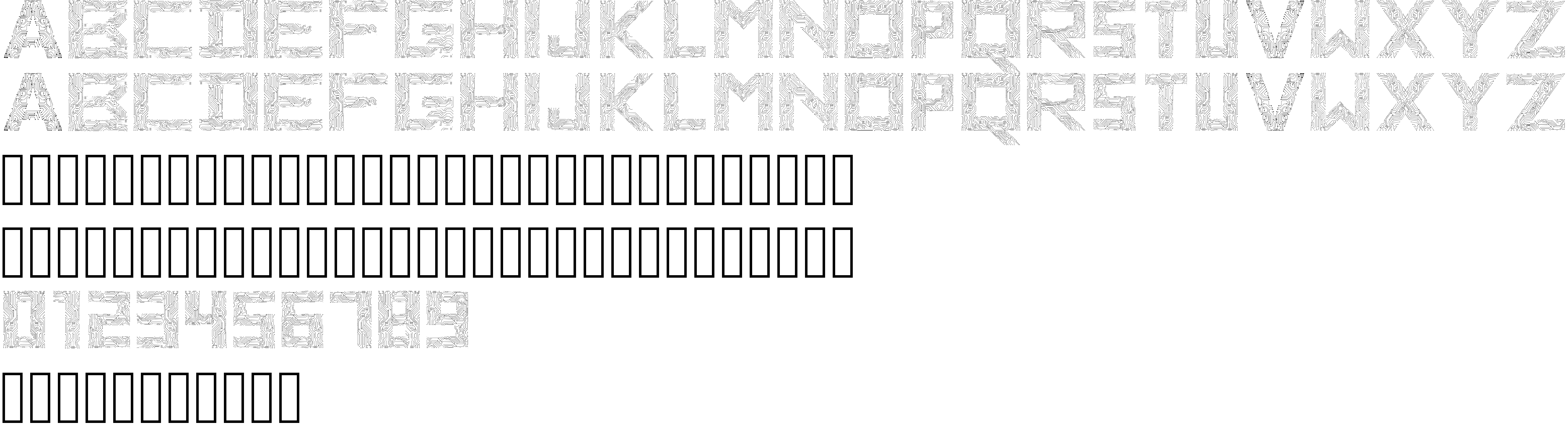 Preview font Ai