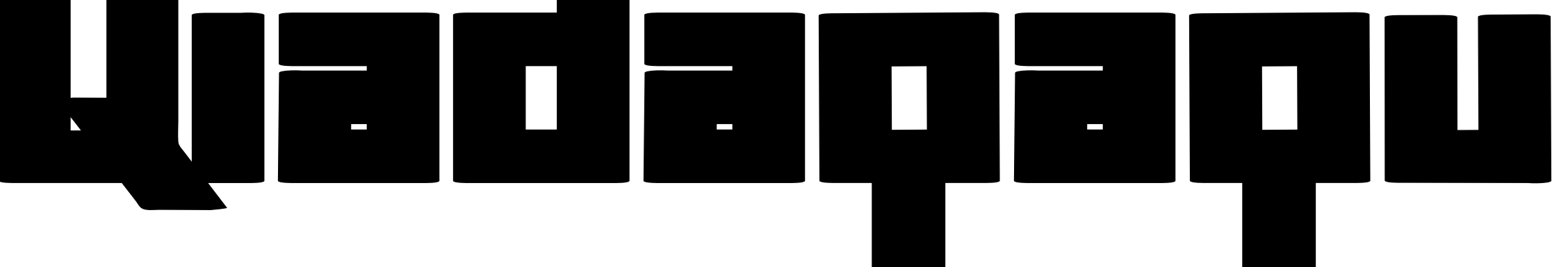 Font Qiadaqaqu