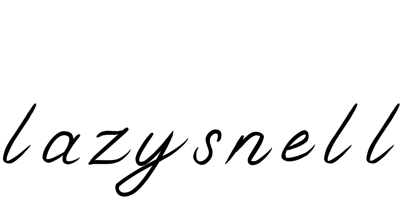 Font lazysnell