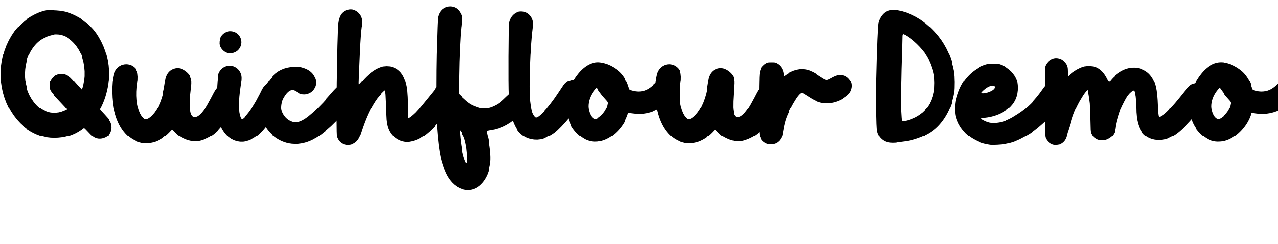 Font Quichflour Demo
