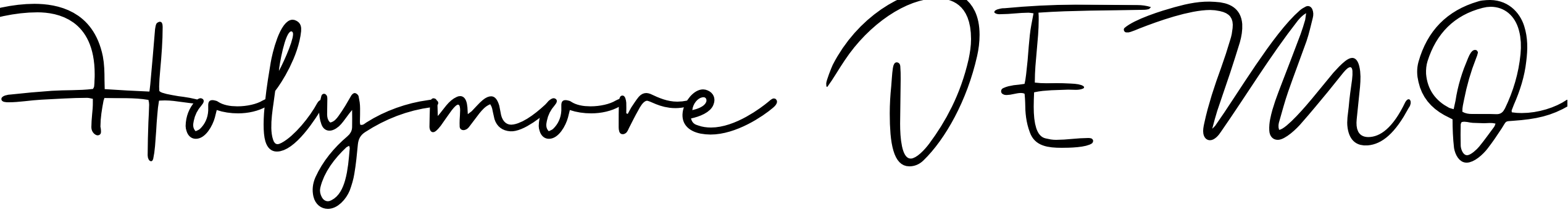 Font Holymore DEMO