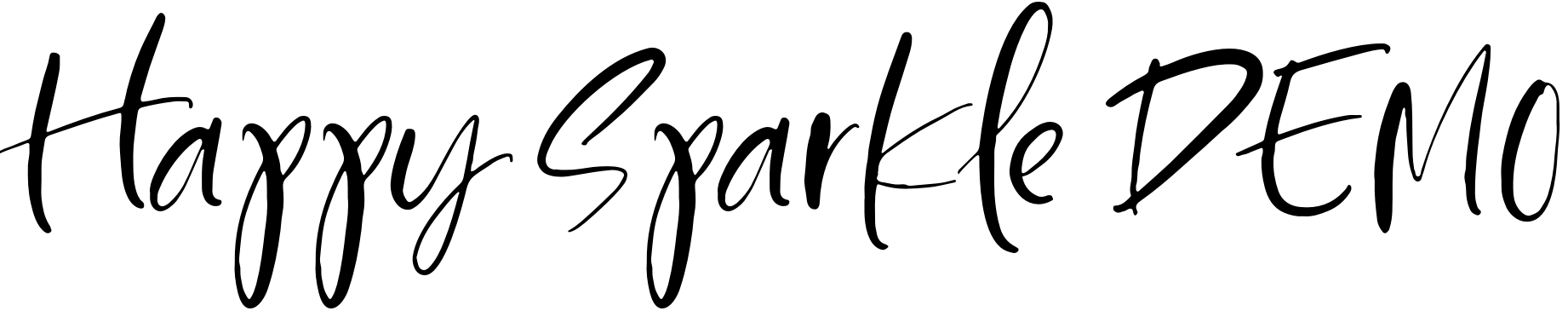 Font Happy Sparkle DEMO