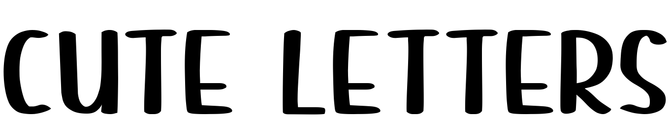 Font Cute Letters