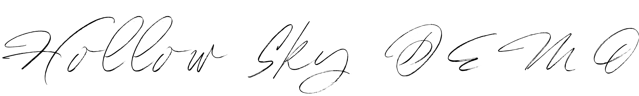Font Hollow Sky DEMO