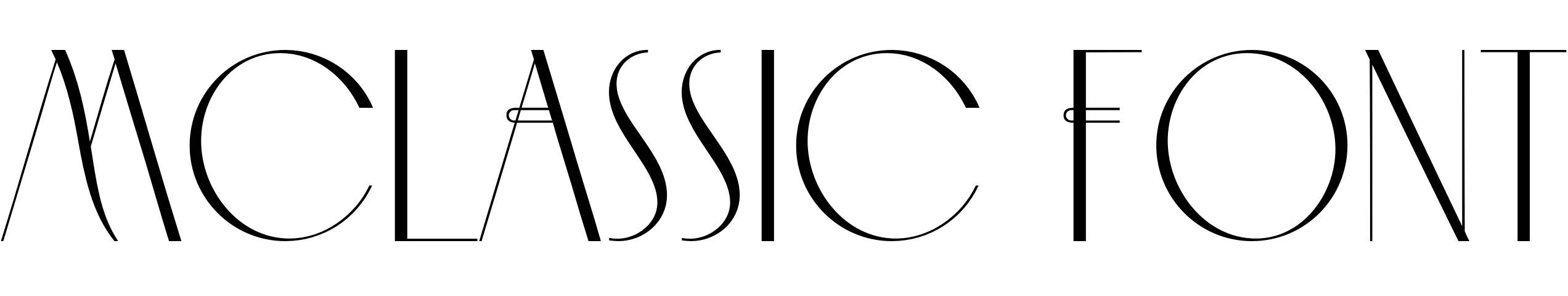 Font MCLASSIC FONT