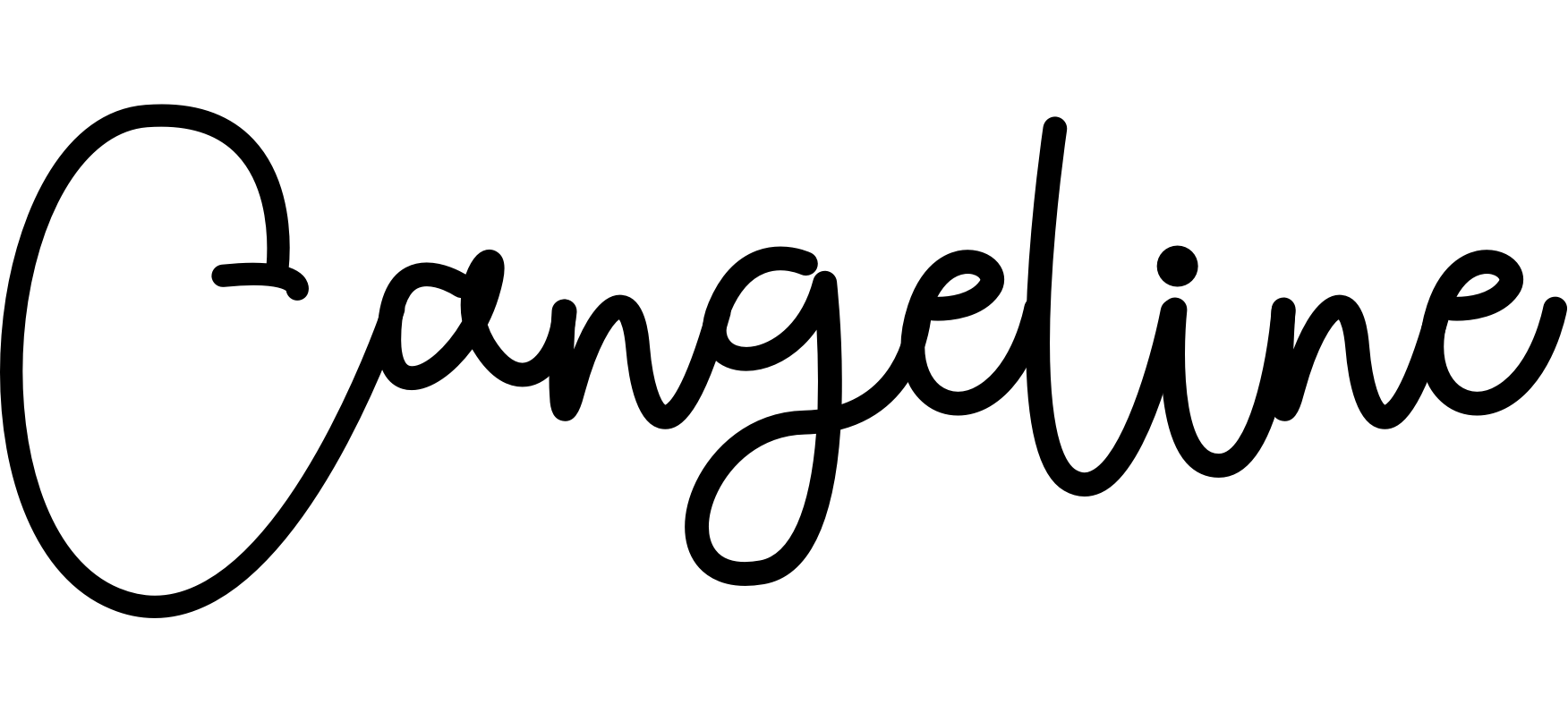 Font Cangeline
