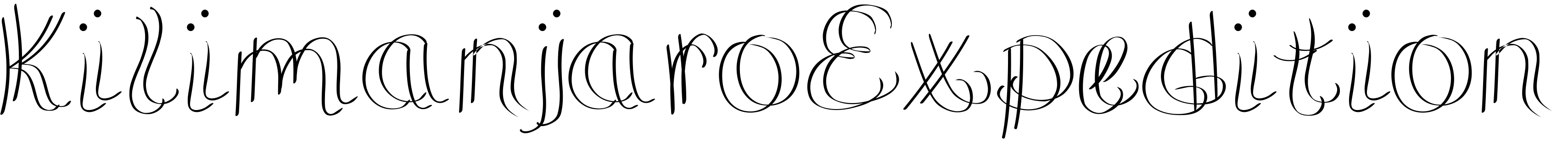 Font KilimanjaroExpedition