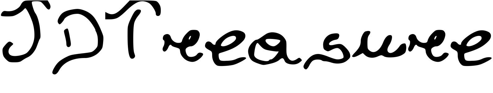 Font JDTreasure