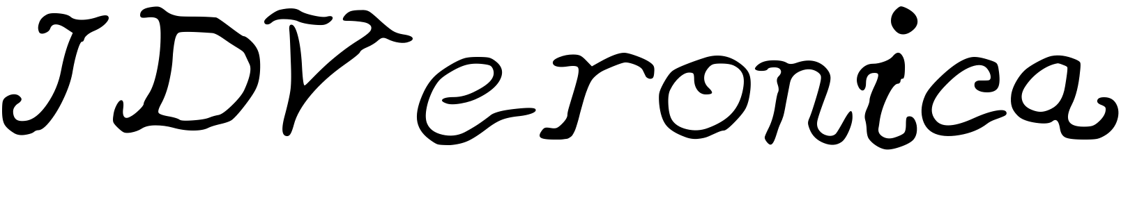 Font JDVeronica