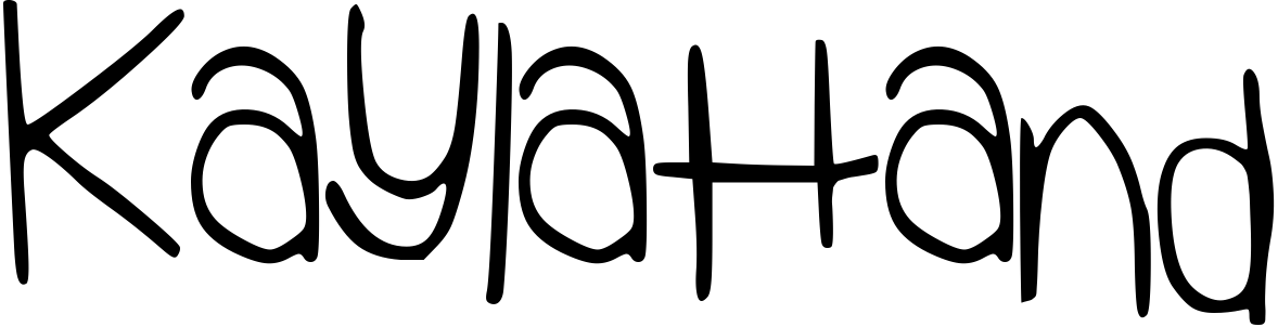 Font KaylaHand