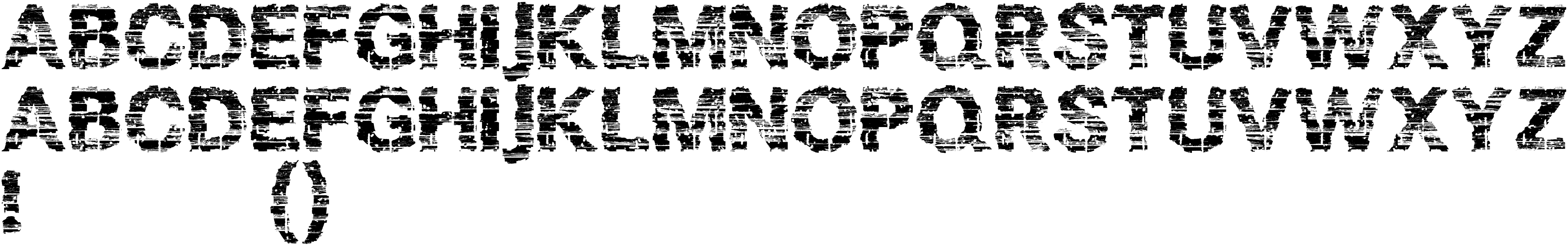 Preview font BARK