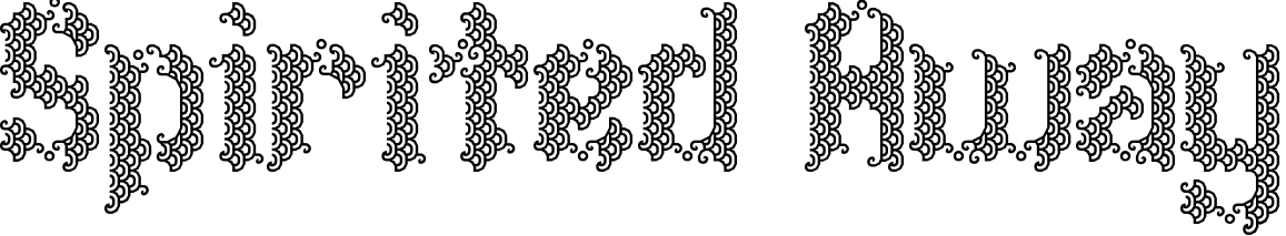 Font Spirited Away