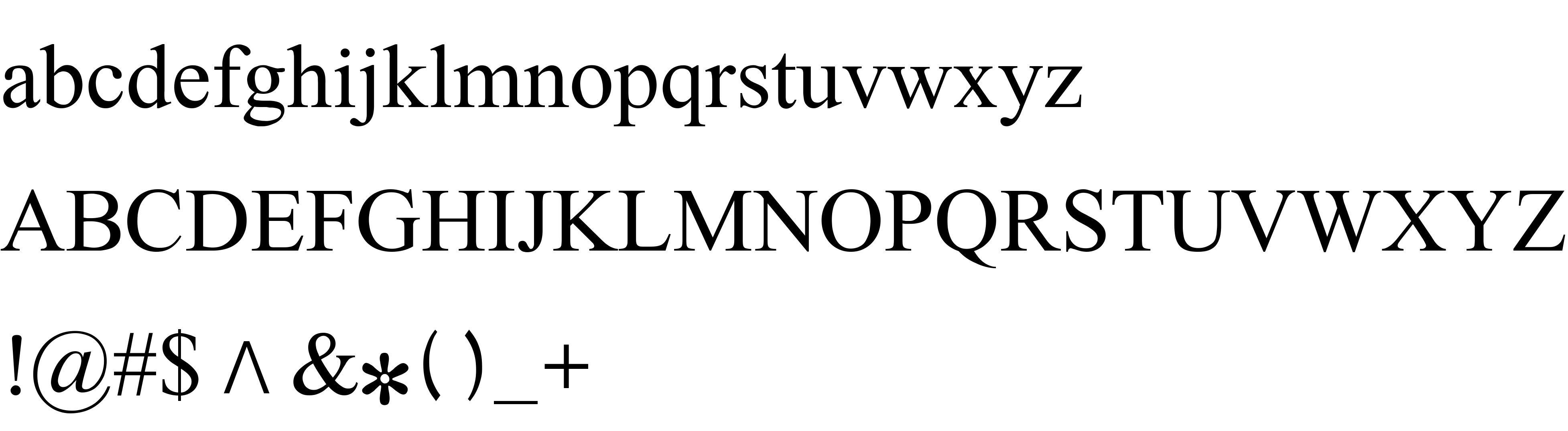 Preview font Avestamanus