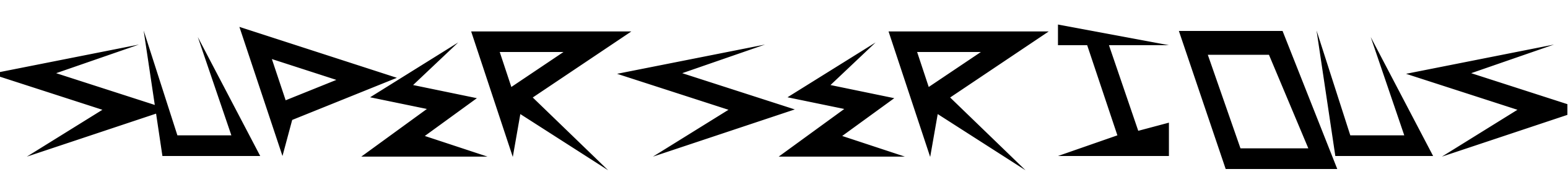 Font SuperSerious