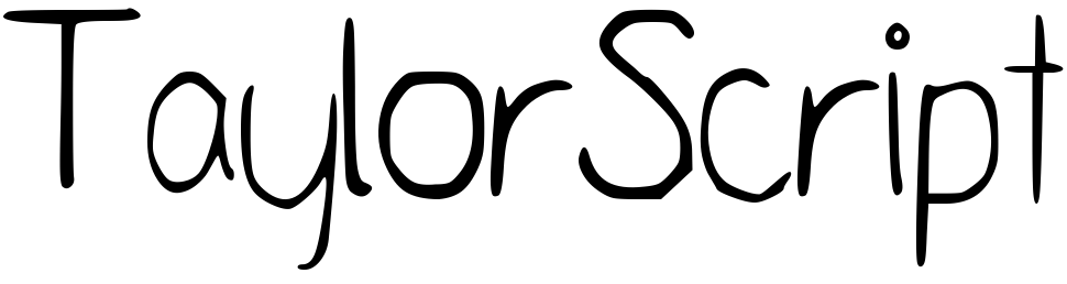 Font TaylorScript