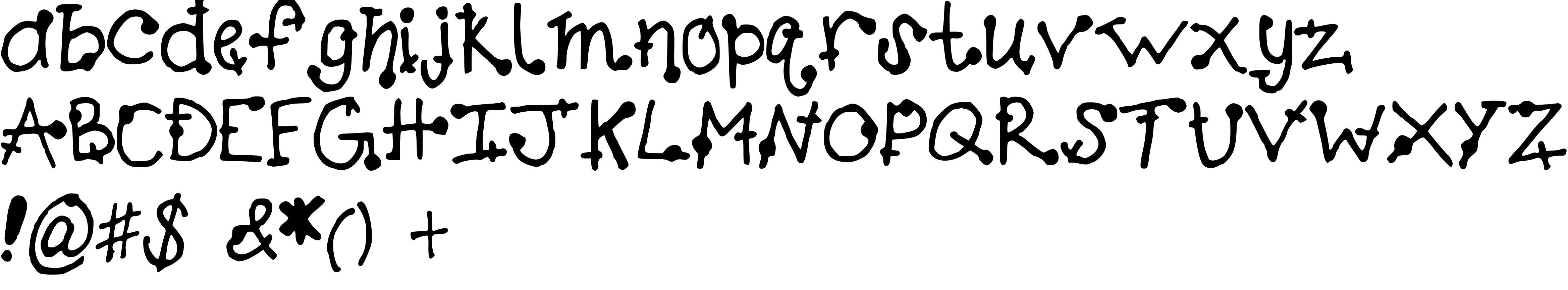 Preview font KBSpacingOut