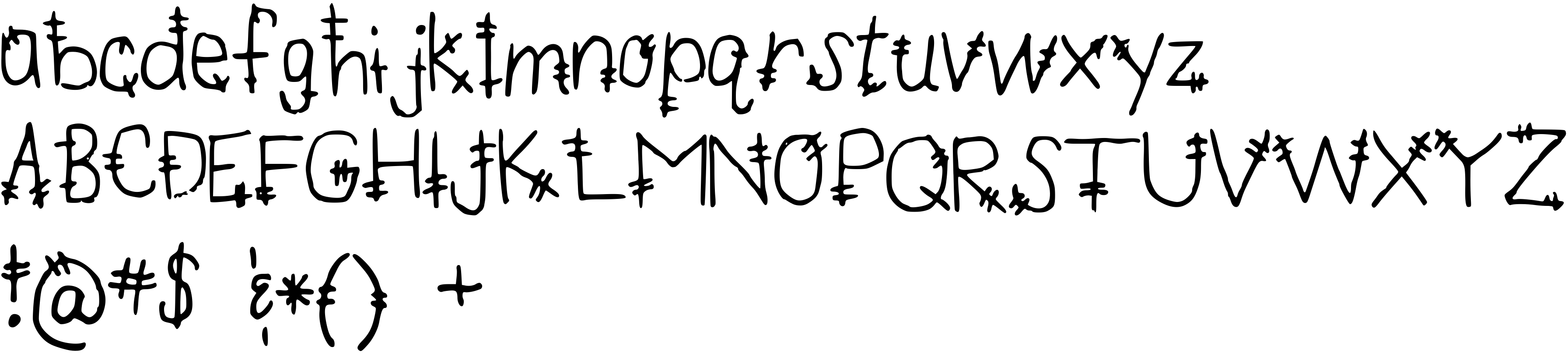 Preview font MandersTickTock