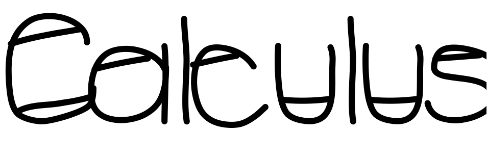 Font Calculus