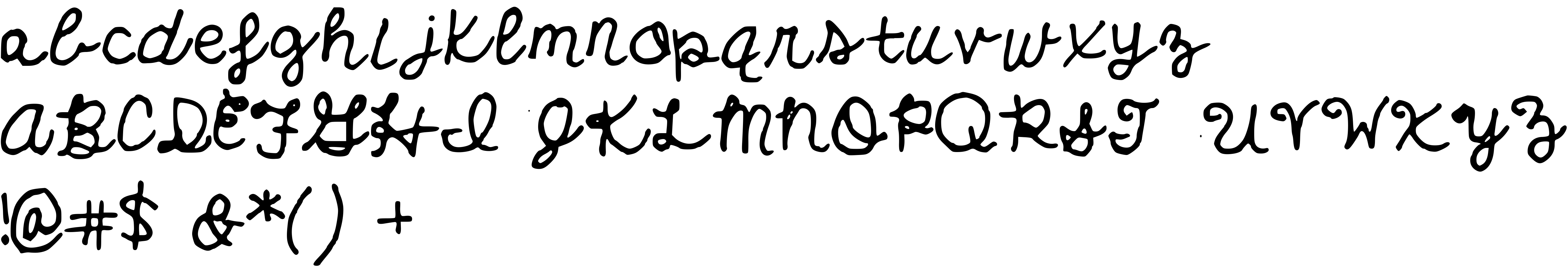 Preview font EverythingHasChanged