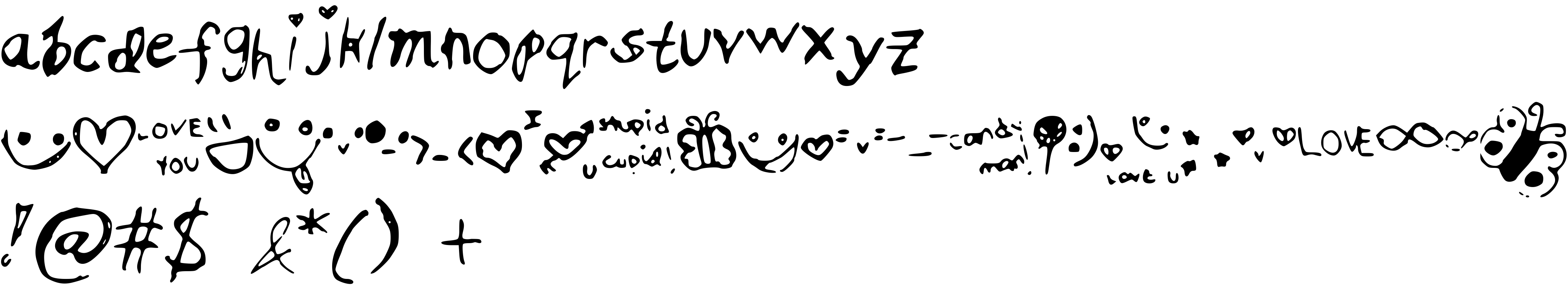 Preview font RSHoneyPie