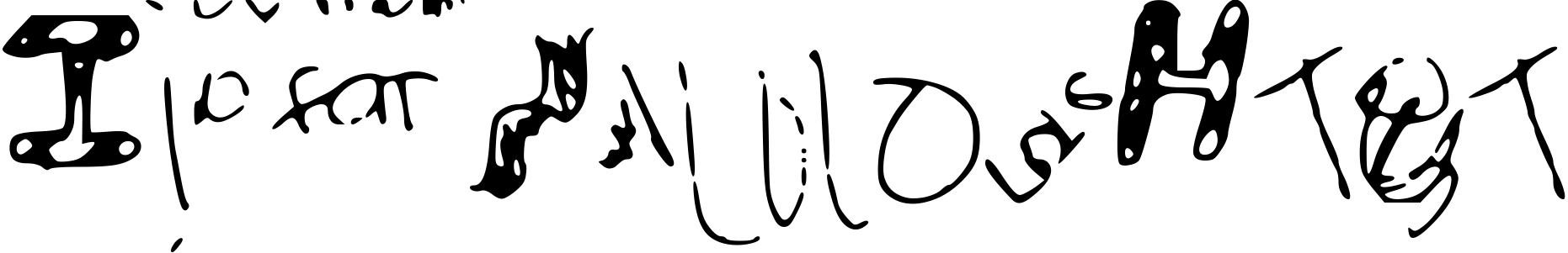 Font IdiotWasHere