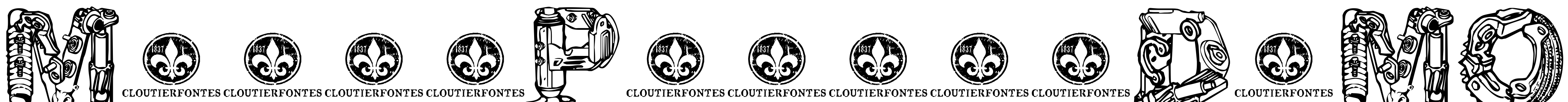 Font MotorPiecesDEMO