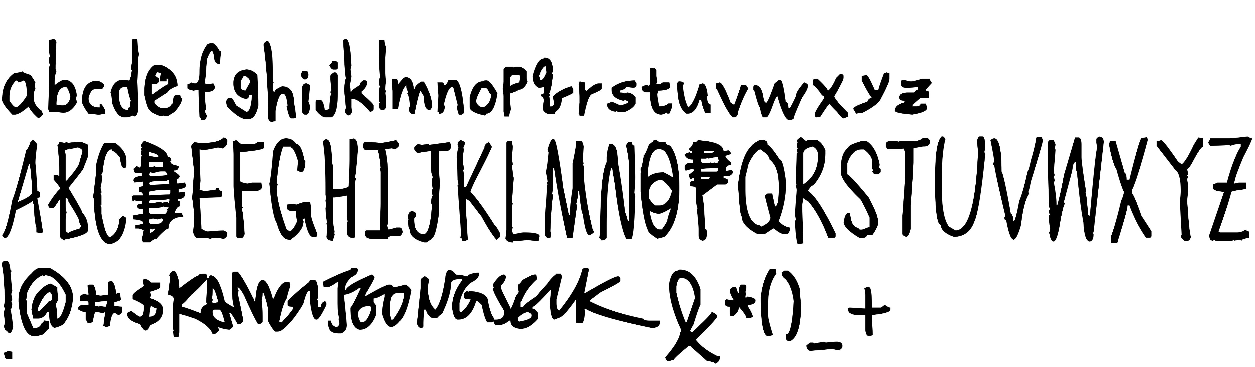 Preview font JS Kang